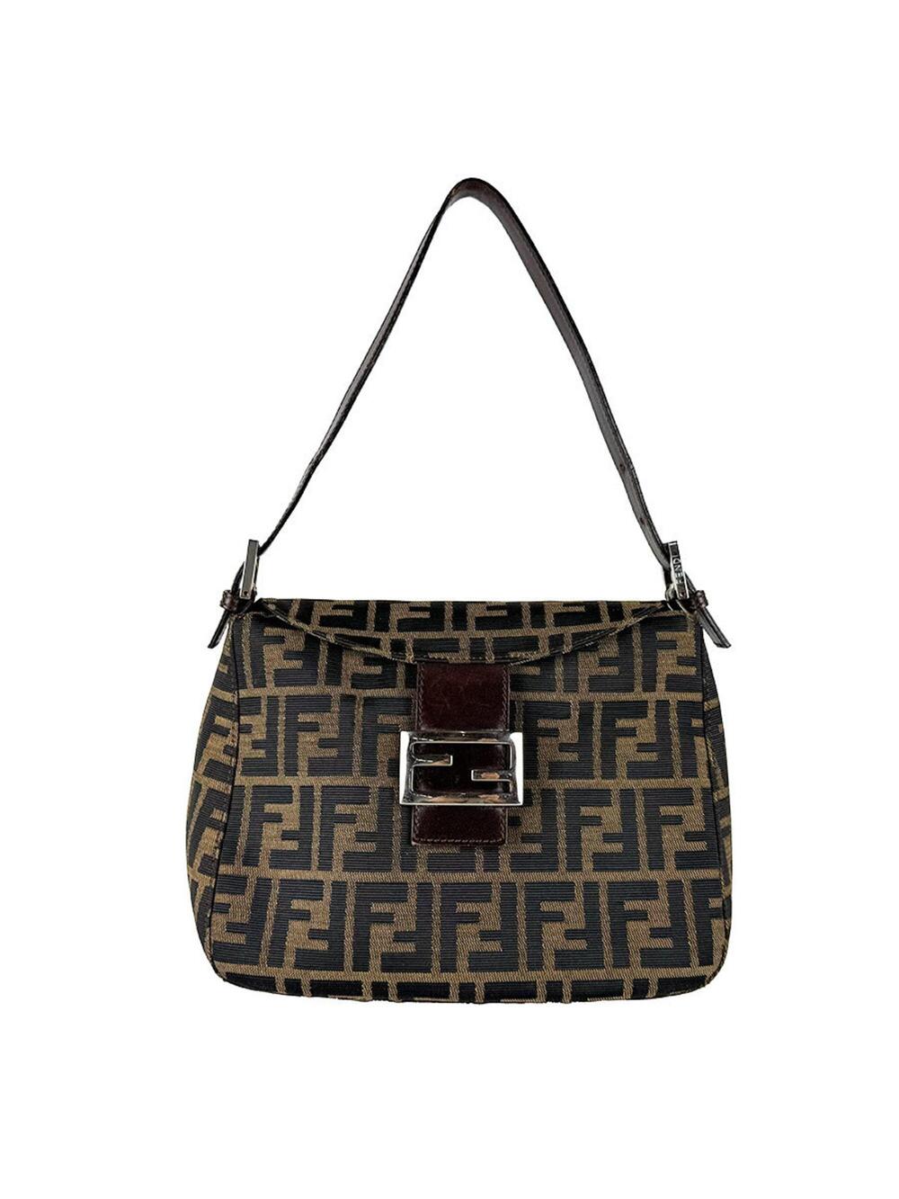 Fendi Vintage Shoulder Bag Zucca Canvas #375885F13B